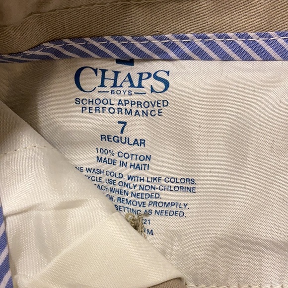 Boys Chaps khaki pants - Picture 3 of 3